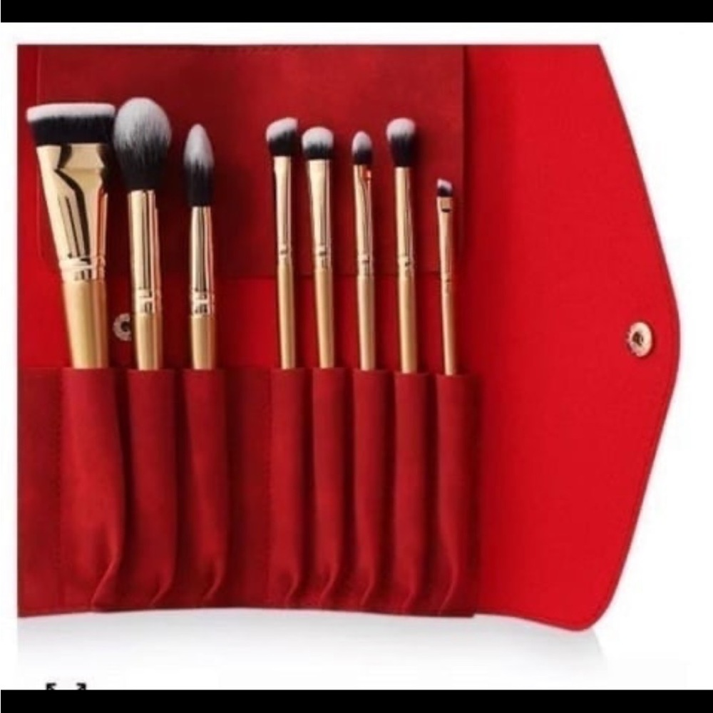 Luxie glitter and gold brush set